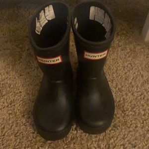 Black Toddler rain boots